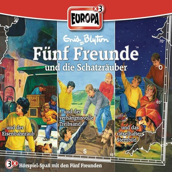 3er-Box: Fünf Freunde und die Schatzräuber