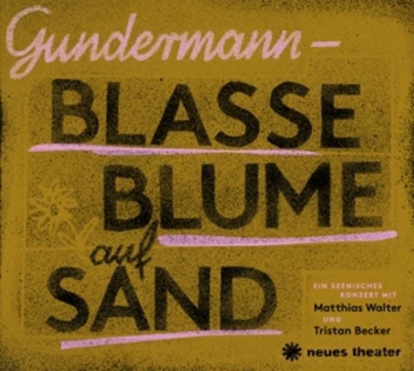 Gundermann - Blasse Blume auf Sand