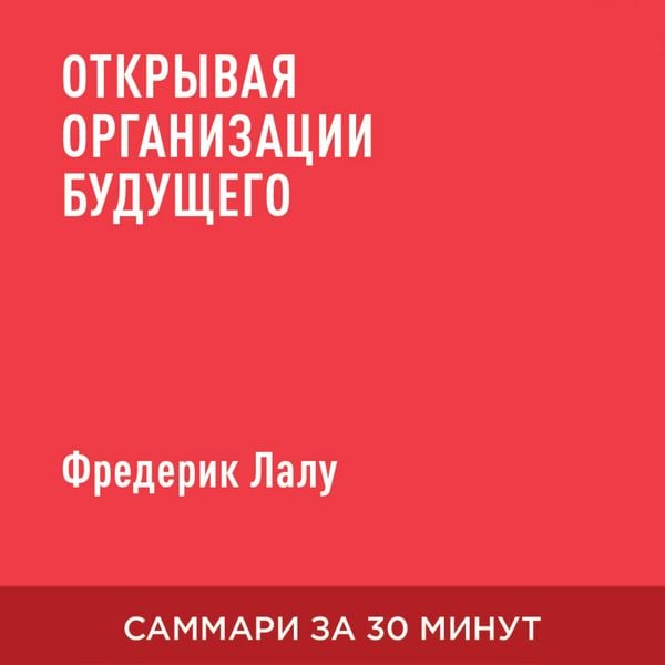 Otkryvaya organizatsii budushchego (kratkoye izlozheniye)